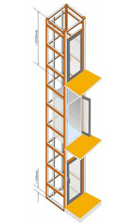 Elevador hidraúlico residêncial